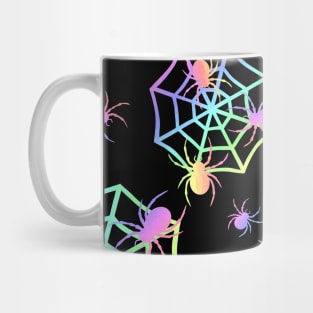 HAPPY Halloween Pastel Spider Web Mug